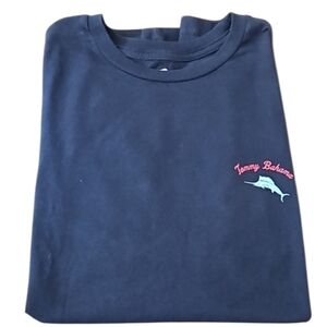 Tommy Bahama SAILED IT mens navy tee size large,  100% cotton⛵️